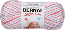 Bernat Softee Baby Yarn, Ombre, 4.25 oz, Gauge 3 Light, Princess Pebbles Ombre