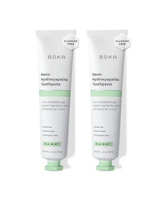 Boka Fluoride Free Toothpaste - Nano Hydroxyapatite, Remineralizing, Sensitive T