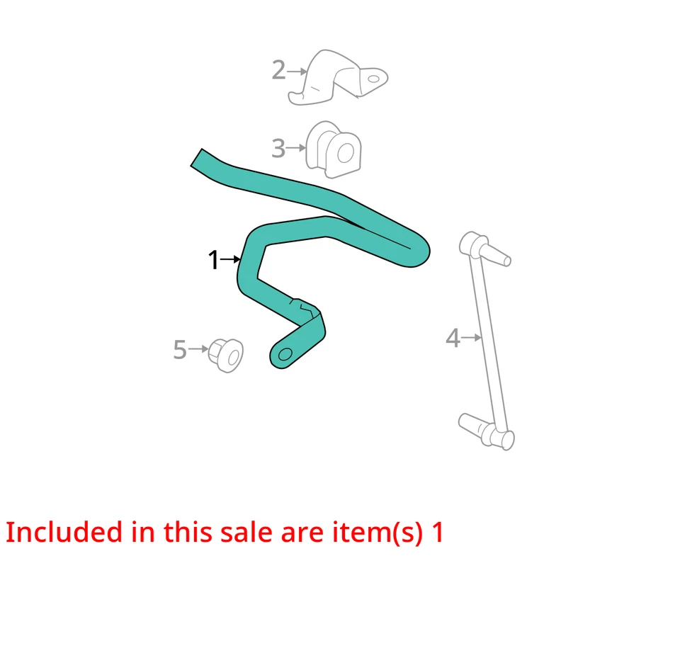 Barra estabilizadora delantera Toyota Prius 2010 tracción delantera fabricante de equipos originales 129 k millas - LKQ415101206 Foto 4 de 4