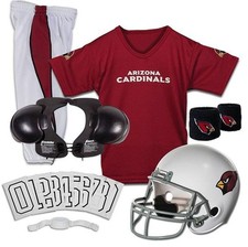 Arizona Cardinals Kids NFL 8pc Deluxe Football Uniform Set, Medium