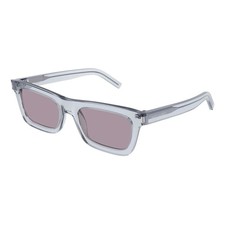 NEW SAINT LAURENT SUNGLASSES, SL461 BETTY 013 GRAY WOMEN EYEWEAR SL 461 BETTY 01