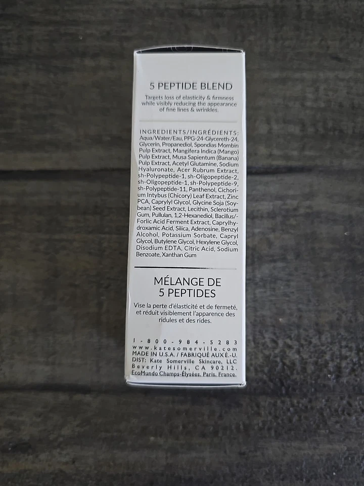 Kate Somerville Bio-Mimicking Peptides Serum Smooth & Firm 1 fl oz New in Box - Image 4 of 4