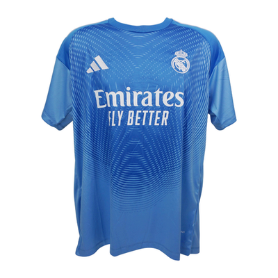 Thibaut Courtois Signed Real Madrid Soccer Jersey #1 with Beckett