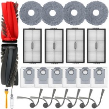 Kit for Roborock Saros 10R Robot Vacuum, 1Set Main Brushes, 4 Hepa ,4 Mop Pad...
