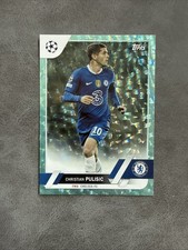 2022-23 Topps UEFA Club Competitions - Christian Pulisic Aqua Icy Foil /399 🔥📈