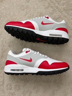 Nike Air Max 1 Golf 2019 University Red White Grey Men's Size 10.5