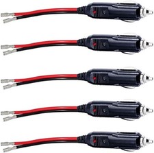12V 15amp Fuse Replacement Cigarette Lighter Male Plug with Lead - Car Charger R