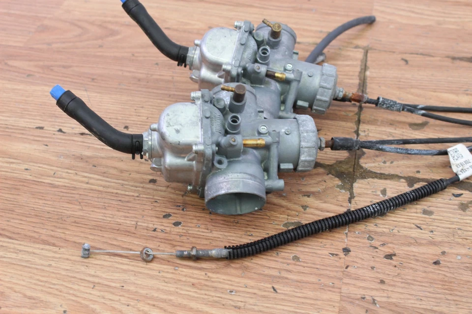 2019 POLARIS 550 INDY LXT Left & Right Carburetors / Carbs w/ Cables - Image 2 of 4