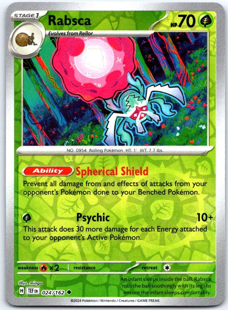 Rabsca 024/162 SV05: Temporal Forces Reverse Holo-PTCG-NM