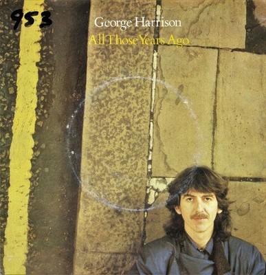 George Harrison - All Those Years Ago - Used Vinyl Record 7 - F12z