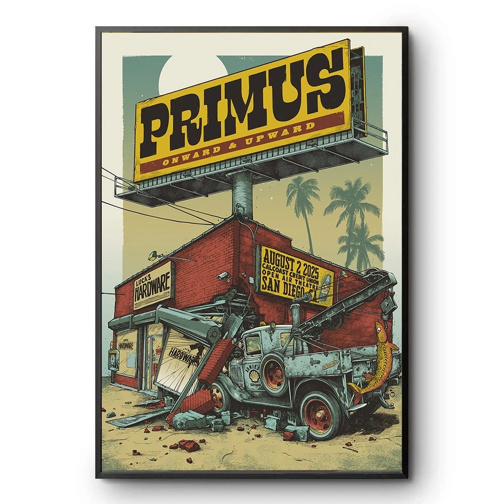 Primus show in San Diego, CA August 2, 2025 Poster