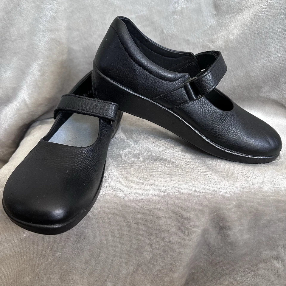 Ana Tech Orthopedic Comfort Maryjane Black Leather Women’s Sz 41 US 10.5 - Image 2 of 4