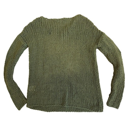 VINCE Pullover Damen Small olivgrün Grobstrick Langarm Pulli warm - Bild 2 von 8
