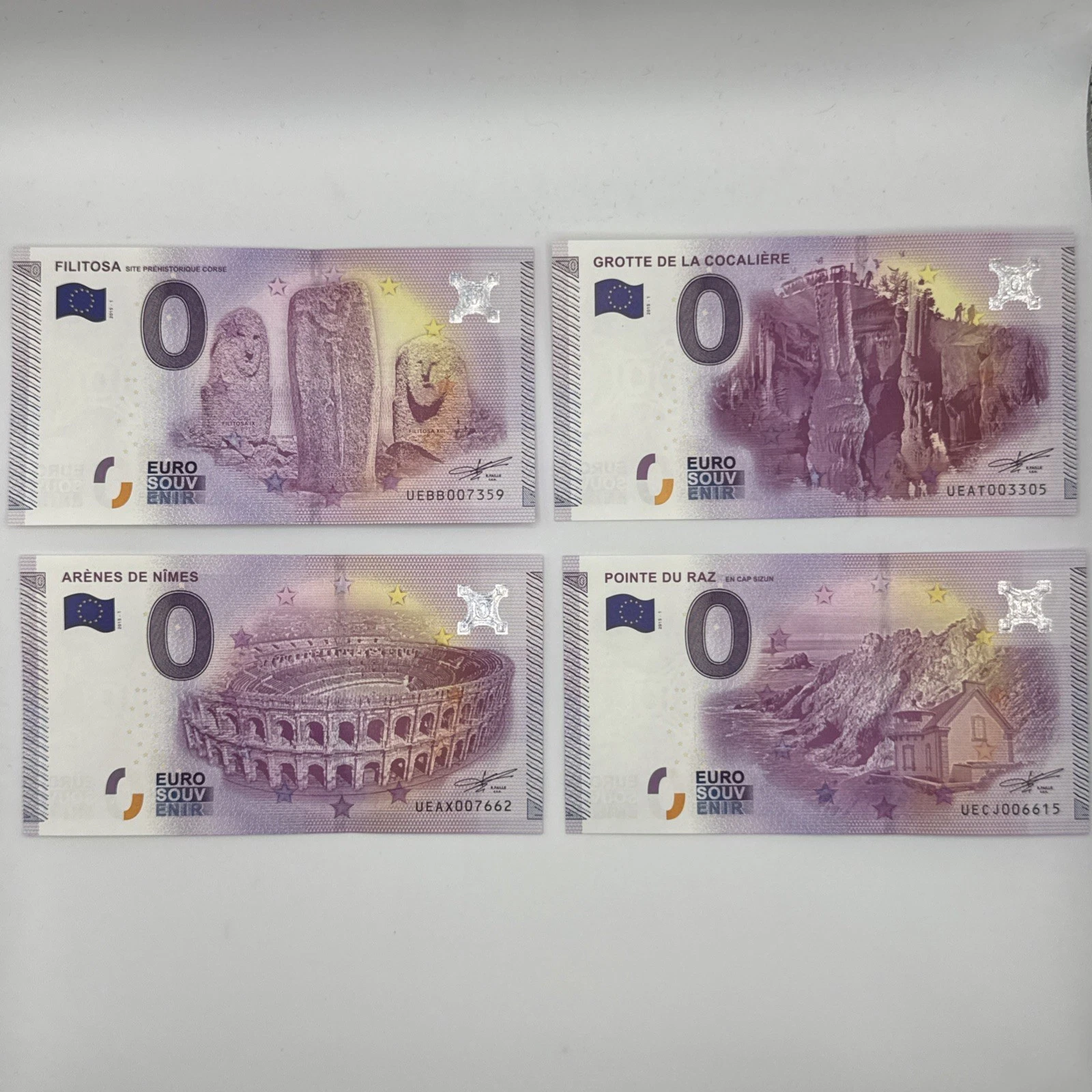 Billet  Zéro 0 € Euro Touristique / Souvenir  2015