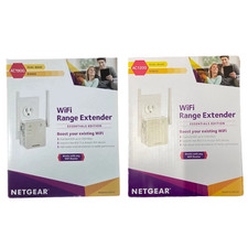 Netgear AC1200 Dual-Band Wall Plug Wi-Fi Range Extender EX6120 New Lot of 2