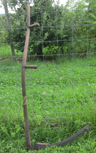 good scythe w/ improved Back-Saver snath and grass blade -"makes mowing easier"