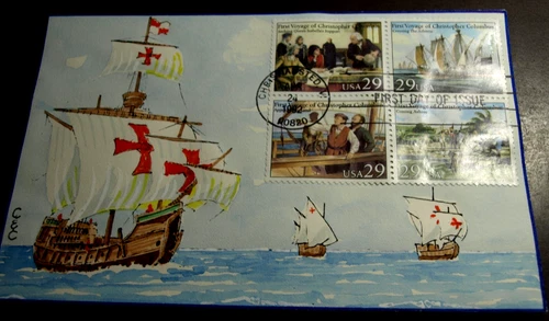 UNITED STATES HAND PAINTED FIRST DAY COVER SIGNED C & C SCOTT 2623a