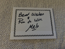 Runner MEB KEFLEZIGHI Signed Bookplate Book BOSTON MARATHON AUTOGRAPH