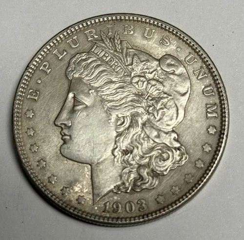 XF/AU 1903-P Morgan Silver Dollar (all original), U.S. $1 Coin