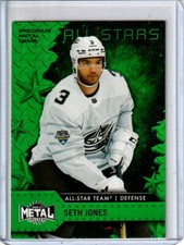  2020-21 Metal Universe Precious Metal Gems PMG Emerald Green SETH JONES /10