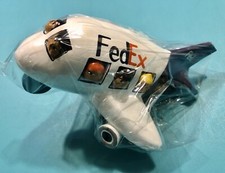 FED EX HAND PAINTED CERAMIC PLANE