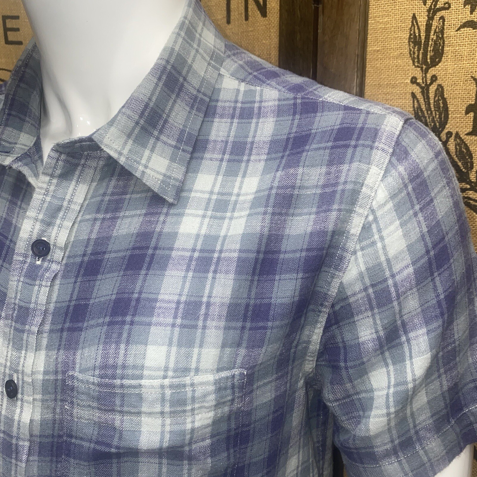 The Normal Brand Cotton Short Sleeve Shirt, M