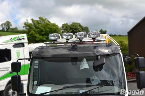 Barra de techo + LED + puntos LED para camión de acero inoxidable Mitsubishi Sterling 360 - Imagen 8 de 9