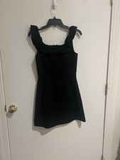 FRENCH CONNECTION Womens Black Sleeveless Mini Sheath Dress Size: 4