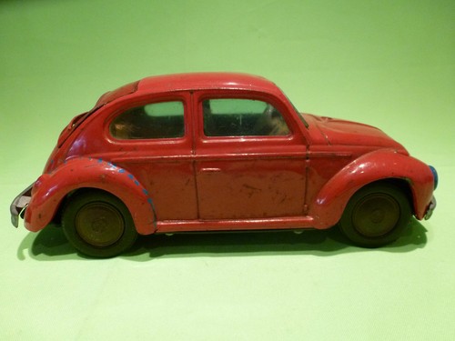 MADE IN JAPAN TOY TOWN - VW VOLKSWAGEN - KAFER BEETLE - RED - FAIR CONDITION - Imagen 9 de 12