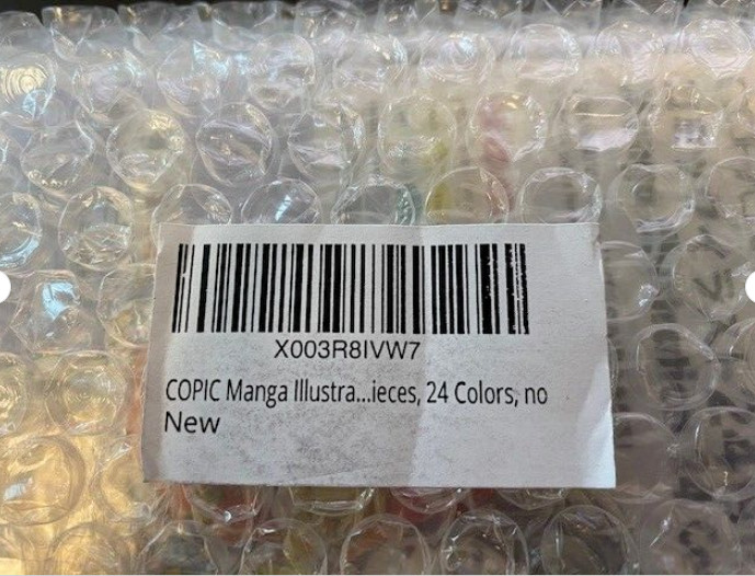 COPIC Manga Illustration Copc Sketch Pieces, 24 Colors
