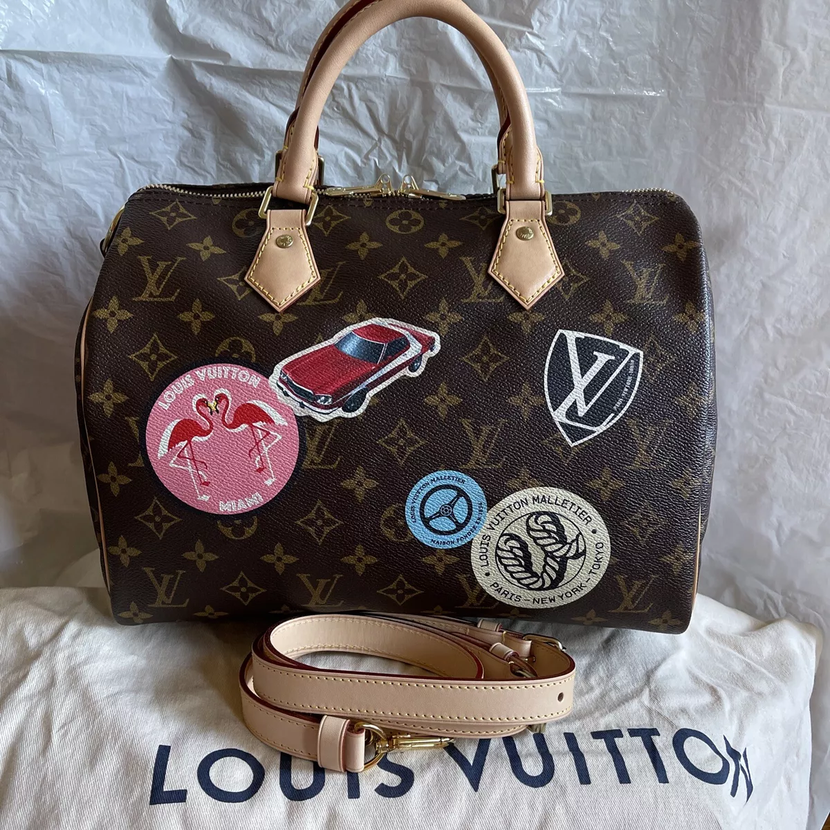 Louis Vuitton, Monogram Canvas World Tour Speedy