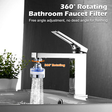 3Pack Sink Water Filter Faucet, Universal 360  Rotating Kitchen Faucet Water...