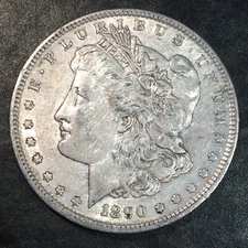 1890 Morgan Silver Dollar - High Quality Scans #Q741