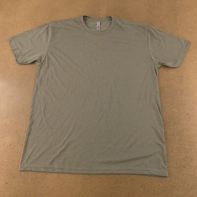 Next Level Adult Size XL Stone Gray Short Sleeve Crew Neck Blank T-Shirt New
