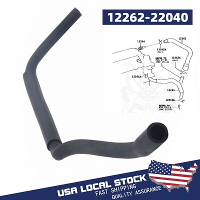 12262 22040 Pcv Hose 12262-22040 1226222040 CV Valve Vacuum Hose Replacement For Toyota Corolla CE Sedan LE Sedan 2002-2008 Replacement For Matrix 2003-2007 Celica 2000-2005 Pcv Valve Hose