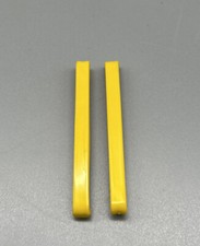 2 Vintage Goody 2 Inch Stay Tight Barrettes Yellow Unmarked