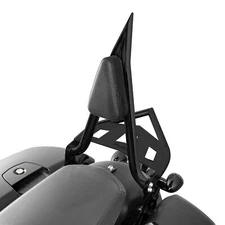 23" Black Height Backrest Sissy Bar Rack For Harley Indian Challenger Roadmaster