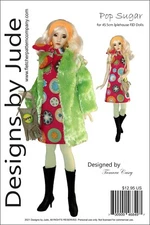 Pop Sugar Doll Clothes Sewing Pattern for 45.5cm Iplehouse FID BJD dolls