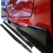 For Chevrolet Camaro Corvette 46" Side Skirt Extension Rocker Panel Splitter