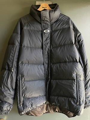 Vintage 2000s Oakley Software Goose down Puffer Jacket Center O Size Large  RARE