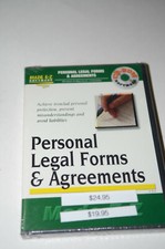 Personal Legal Forms  Agreements CD-ROM