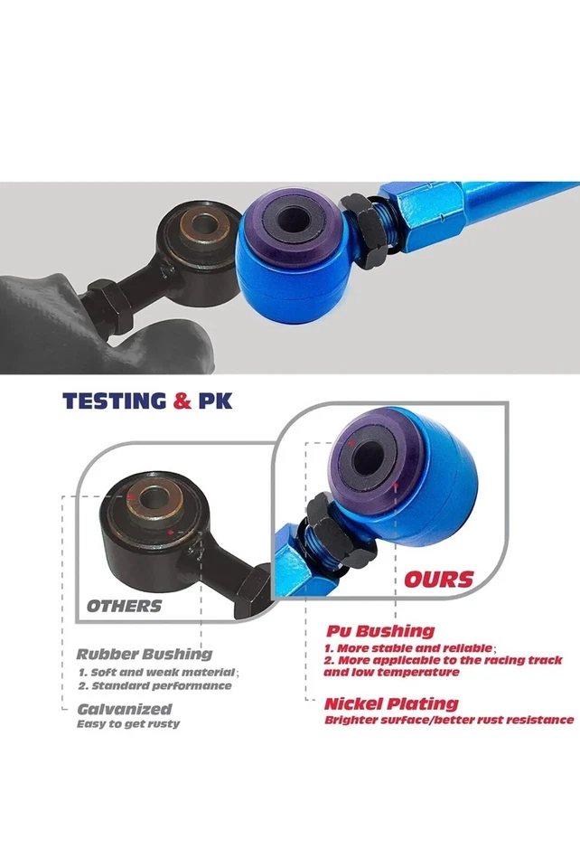 KSP Suspension Rear Upper Camber Arms Kit Fit For 2007-2016 Honda CR-V - Image 3 of 4