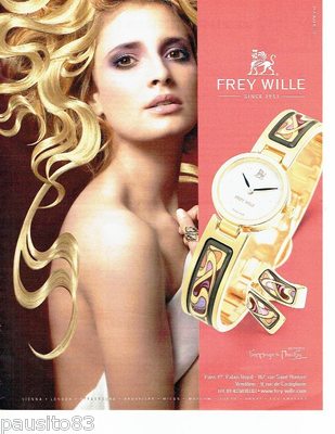 ADVERTISEMENT ADVERTISING 116 2006 Frey Wille jeweler tribute A. Mucha