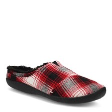 Men's Toms Berkeley Plaid Slipper Red Plaid US M 14