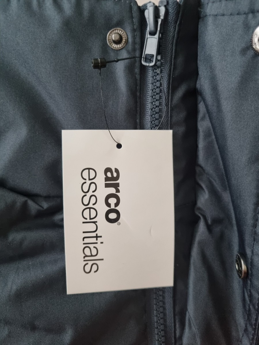 Arco Essentials Shetland Jacket Coat Size Large BNWT Navy Blue