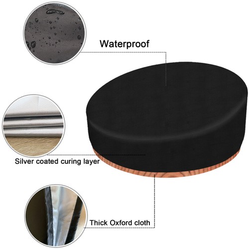 Waterproof Heavy Outdoor Sofa Furniture Cover Day Bed Garden Patio Round - Picture 12 of 12