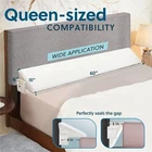 Headboard Wedge Pillow for Headboard Gap with Ultra Soft Cover - Queen and King