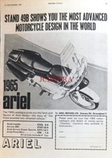 ARIEL 'Leader' Original 1964 Motor Cycle Advert #2 : 669/46