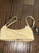 SKATIE Women's Bikini Swim Top Adjustable X Large NWT Buttercup Free Shipping