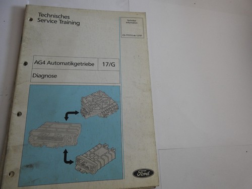Ford AG4 Automatikgetriebe Diagnose  Technisches Service Training  12-1997